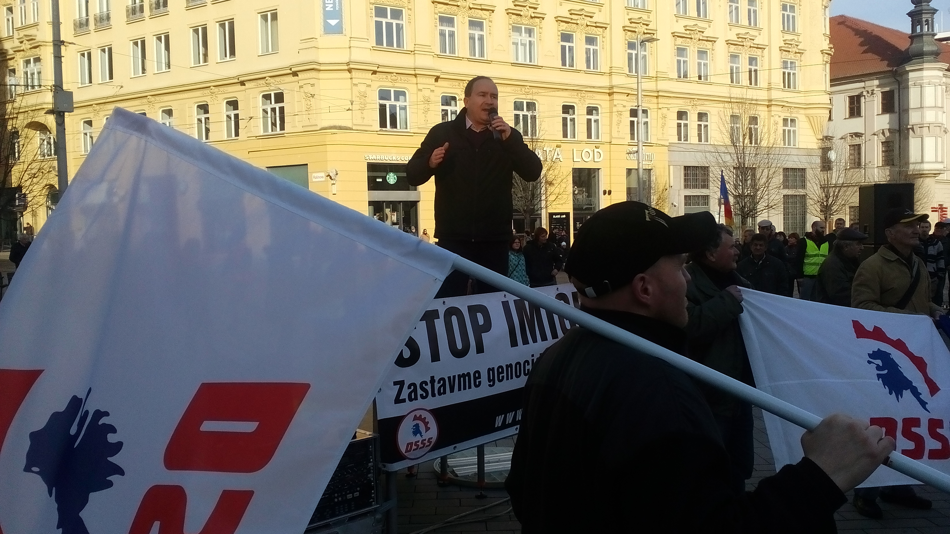 V Brně se protestovalo proti imigraci