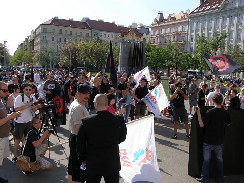 Prahou prošel průvod stovek nacionalistů