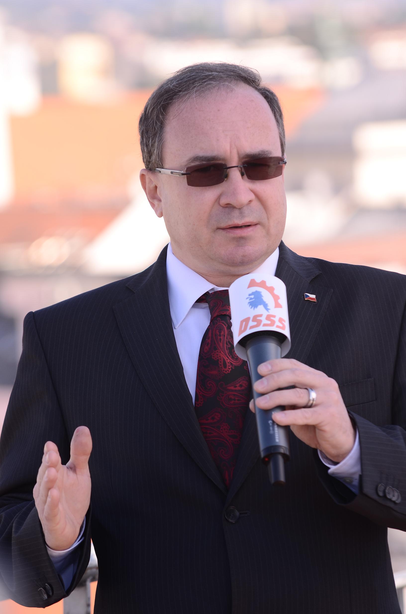 Tomáš Vandas, předseda DSSS Tomáš Vandas, předseda DSSS